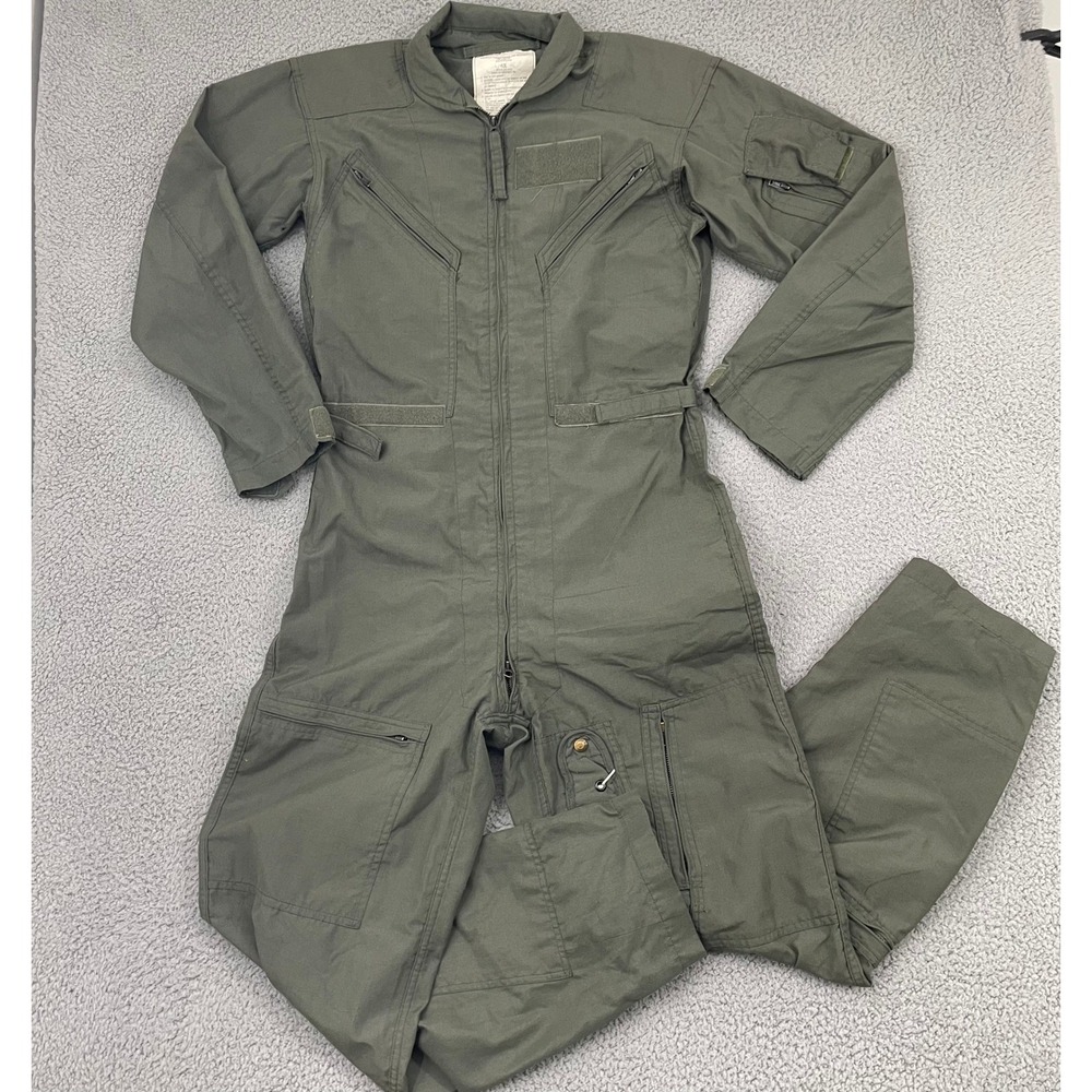 Military Flight Suit 40L Green Flyers Summer Fire Resistant Coveralls Uniform
